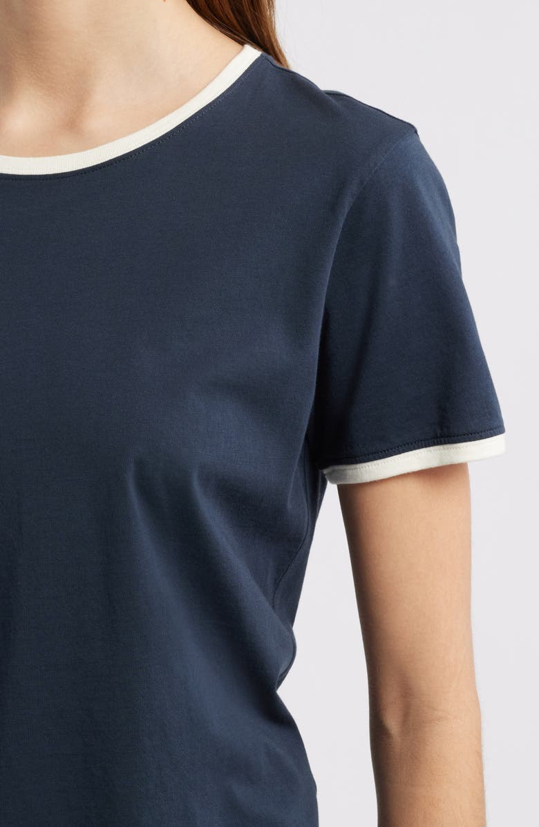 FRAME The Ringer Baby Tee, Alternate, color, 