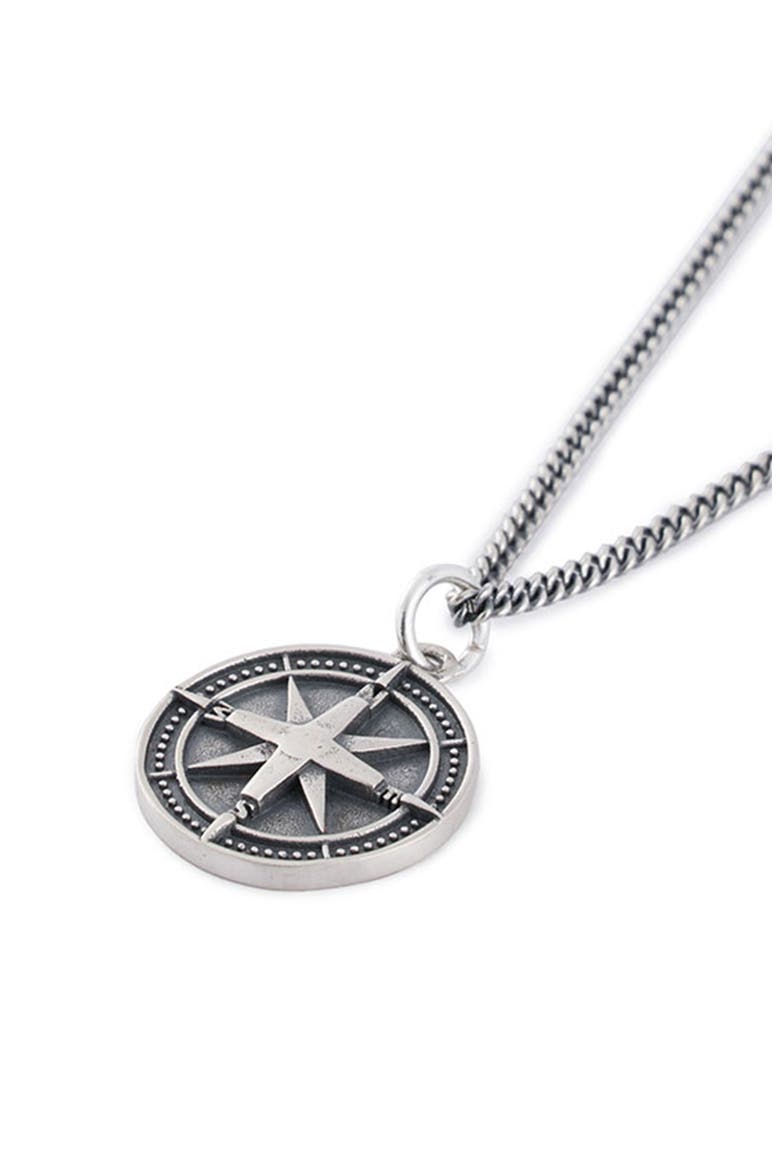 Napoleon Pendant Necklace, Alternate, color, SILVER