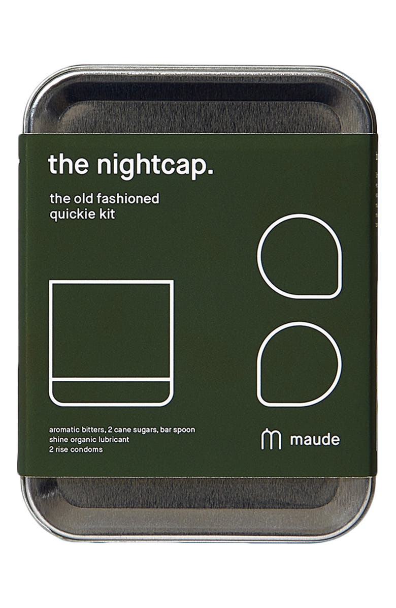 maude The Nightcap Old Fashioned Cocktail Mix & Lubricant Set, Alternate, color,