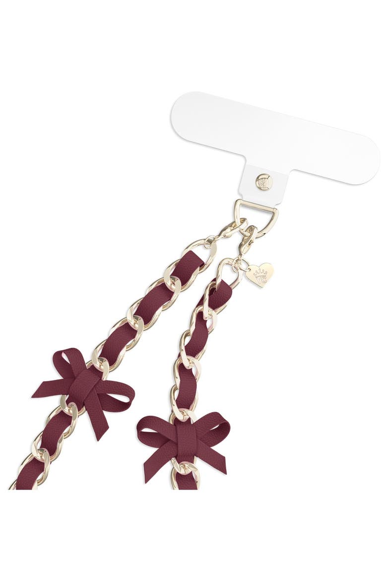 Phone Charm, Alternate, color, Dark Red