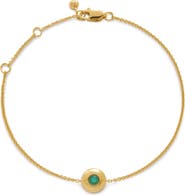 Monica Vinader Bezel Birthstone Station Bracelet