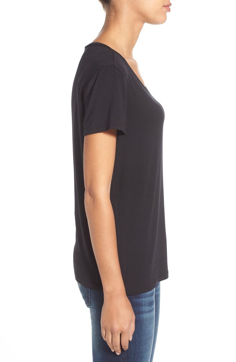 Halogen<sup>®</sup> Modal Jersey V-Neck Tee, Alternate, color,