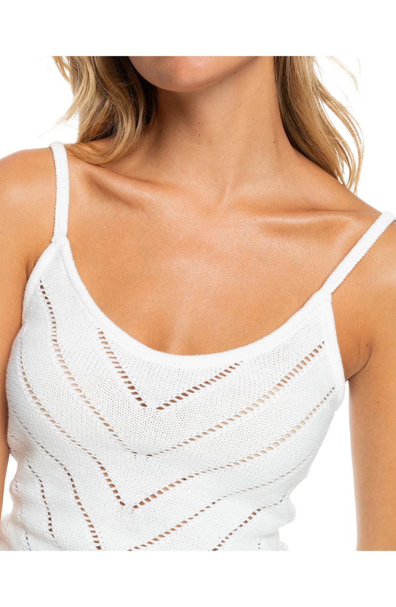 Roxy Sunrise Club Pointelle Stitch Tank, Alternate, color, 