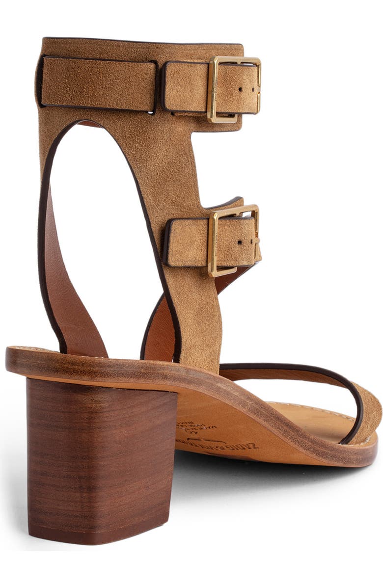 Zadig & Voltaire Cecilia Caprese Ankle Cuff Sandal, Alternate, color,