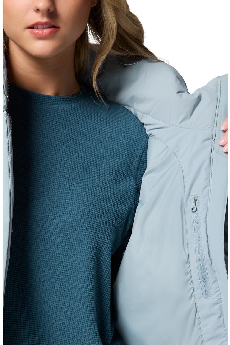 Amaze Puff Hooded Jacket, Alternate, color, CRUSHED BLUE