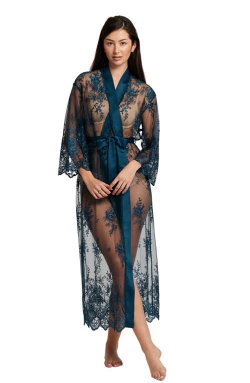 RYA COLLECTION RYA COLLECTION DARLING SHEER LACE ROBE
