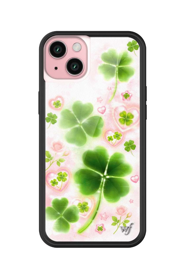 Miss Lucky iPhone Case, Alternate, color, Green