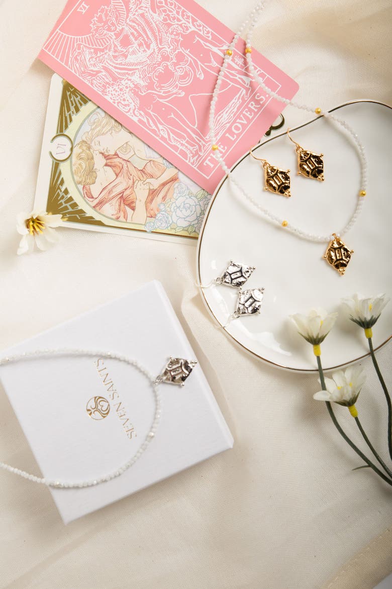 Gemini Zodiac Choker Necklace, Alternate, color, Gold