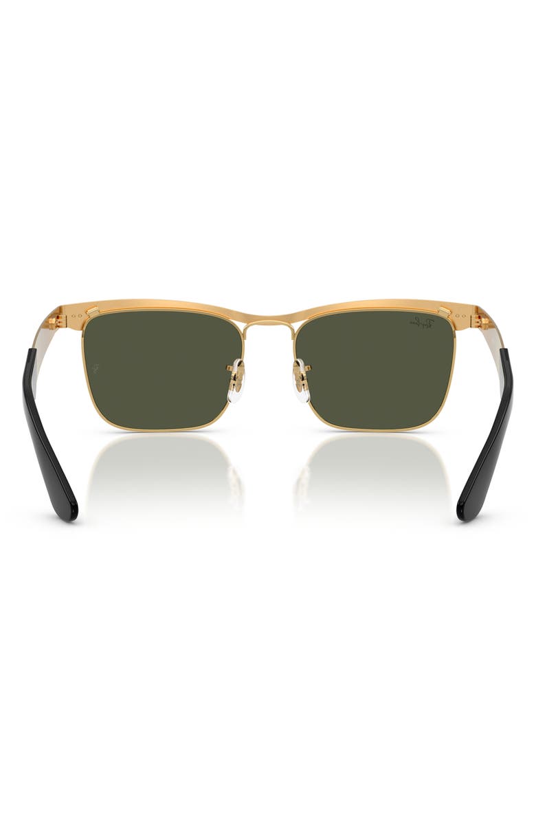 Ray-Ban Wayfarer Deluxe 56mm Sunglasses, Alternate, color, Green