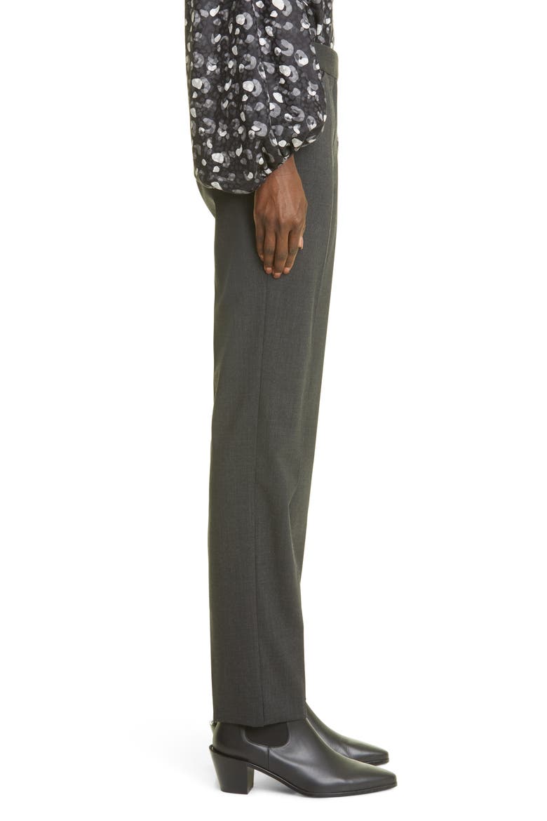 Irving Skinny Stretch Wool Pants, Alternate, color, SMOKE