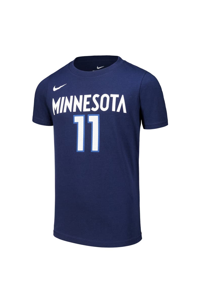 Nike Youth Nike Naz Reid Navy Minnesota Timberwolves Icon Edition Name & Number T-Shirt, Alternate, color, Navy