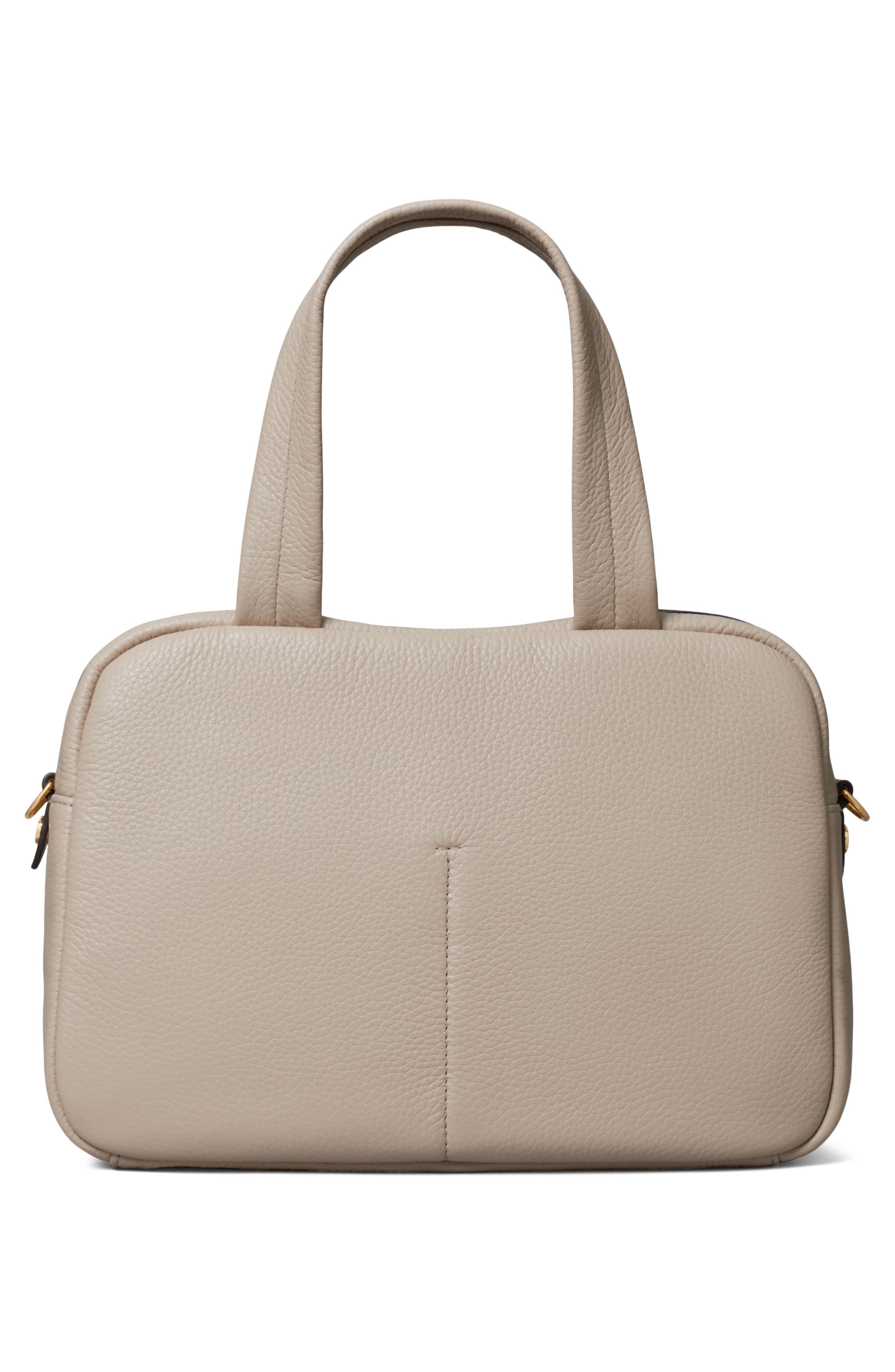 Leather Satchel, Alternate, color, LONGAN