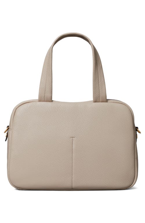 Tory Burch Leather Satchel In Neutral