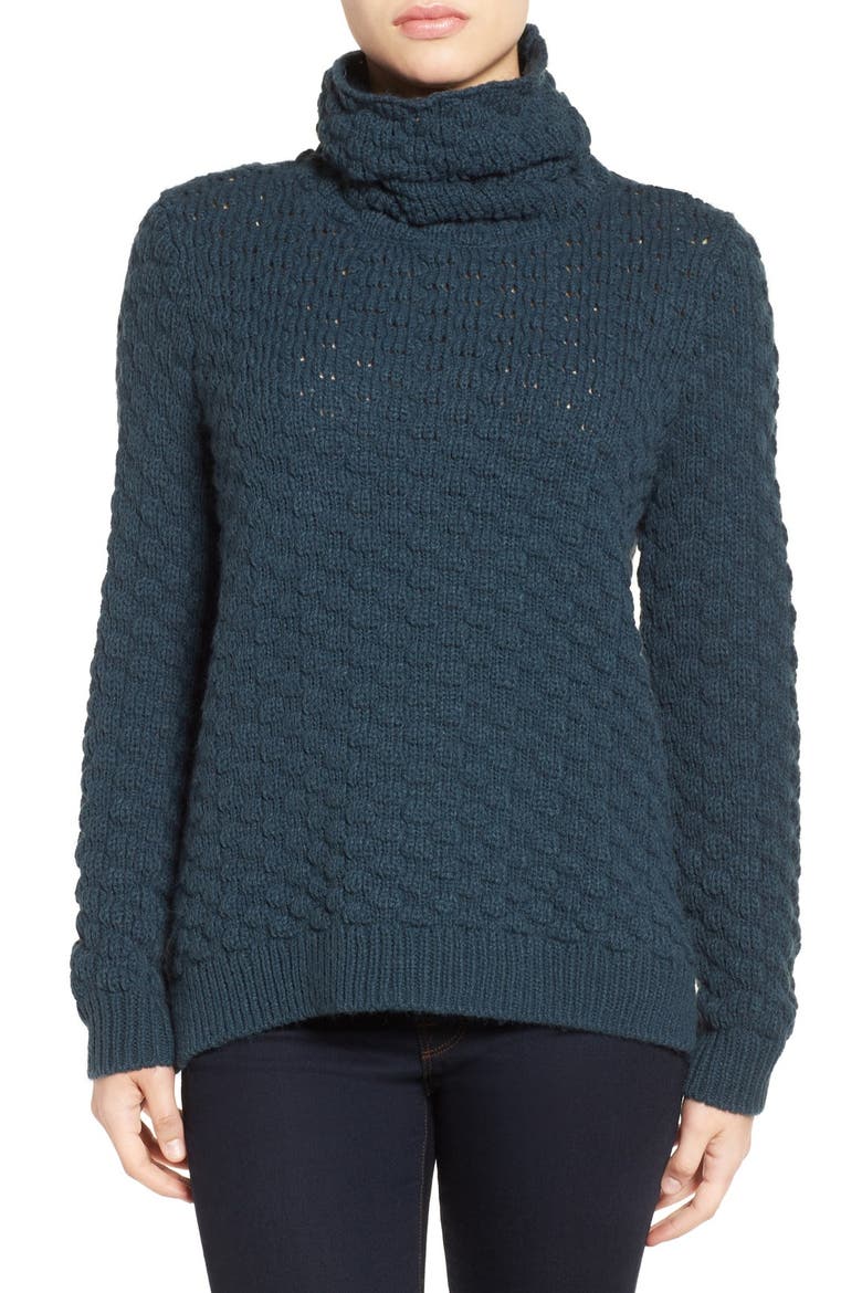 BUBBLE STITCH SWEATER, Main, color, NAVY MIDNIGHT