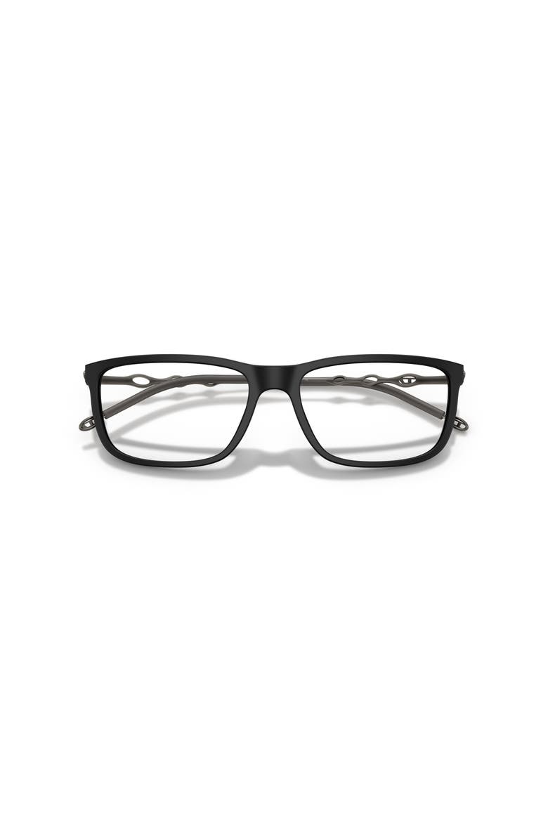 56mm Square optical glasses, Alternate, color, Black