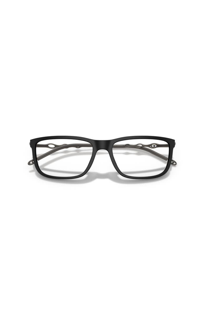 DIESEL<sup>®</sup> 56mm Square optical glasses, Alternate, color, Black