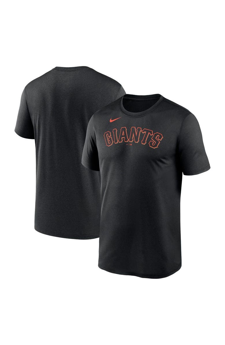 Nike Men's Nike Black San Francisco Giants New Legend Wordmark T-Shirt, Main, color, Black
