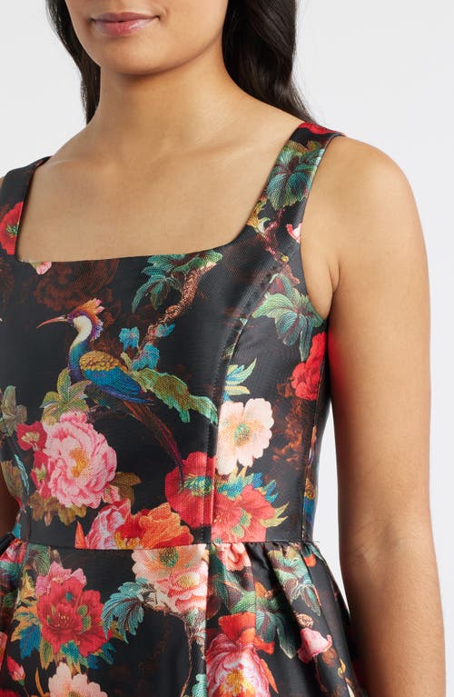 Julia Jordan Sleeveless Fit & Flare Cocktail Dress In Multi