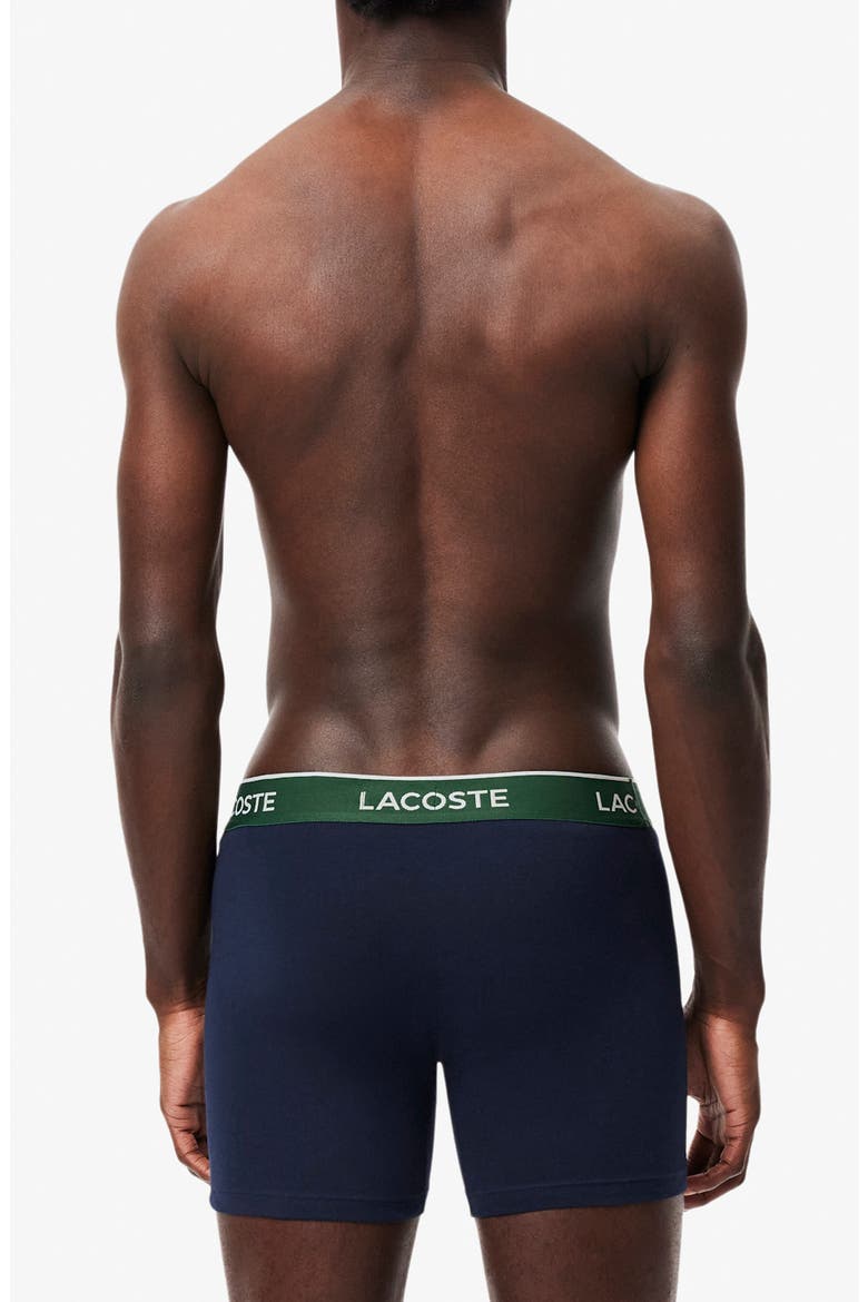Core Essentials Assorted 3-Pack Stretch Cotton Boxer Briefs, Alternate, color, NAVY BLUE/ GREEN-RED-NAVY