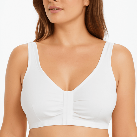 Ease Cotton Front Closure Bra for Mastectomy