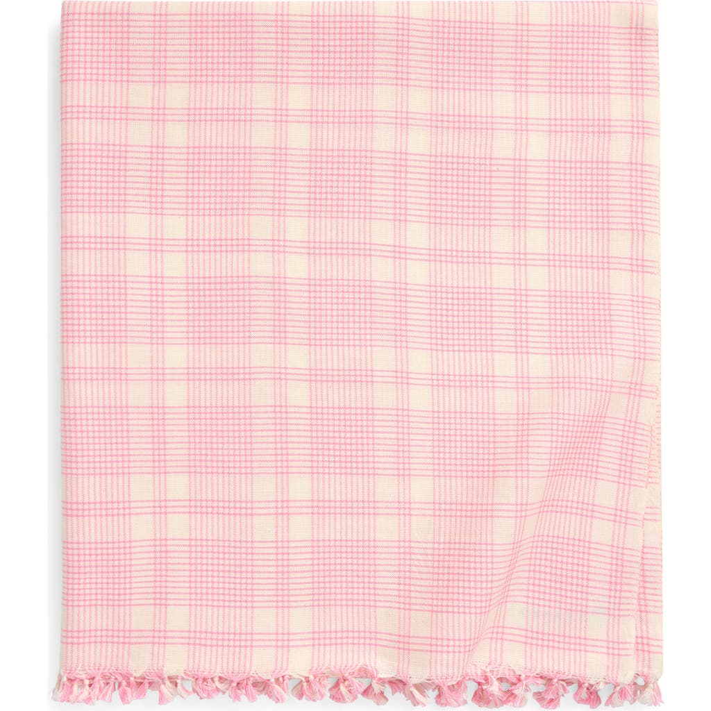 Heather Taylor Home Marianne Plaid Large Tablecloth in Peony  product