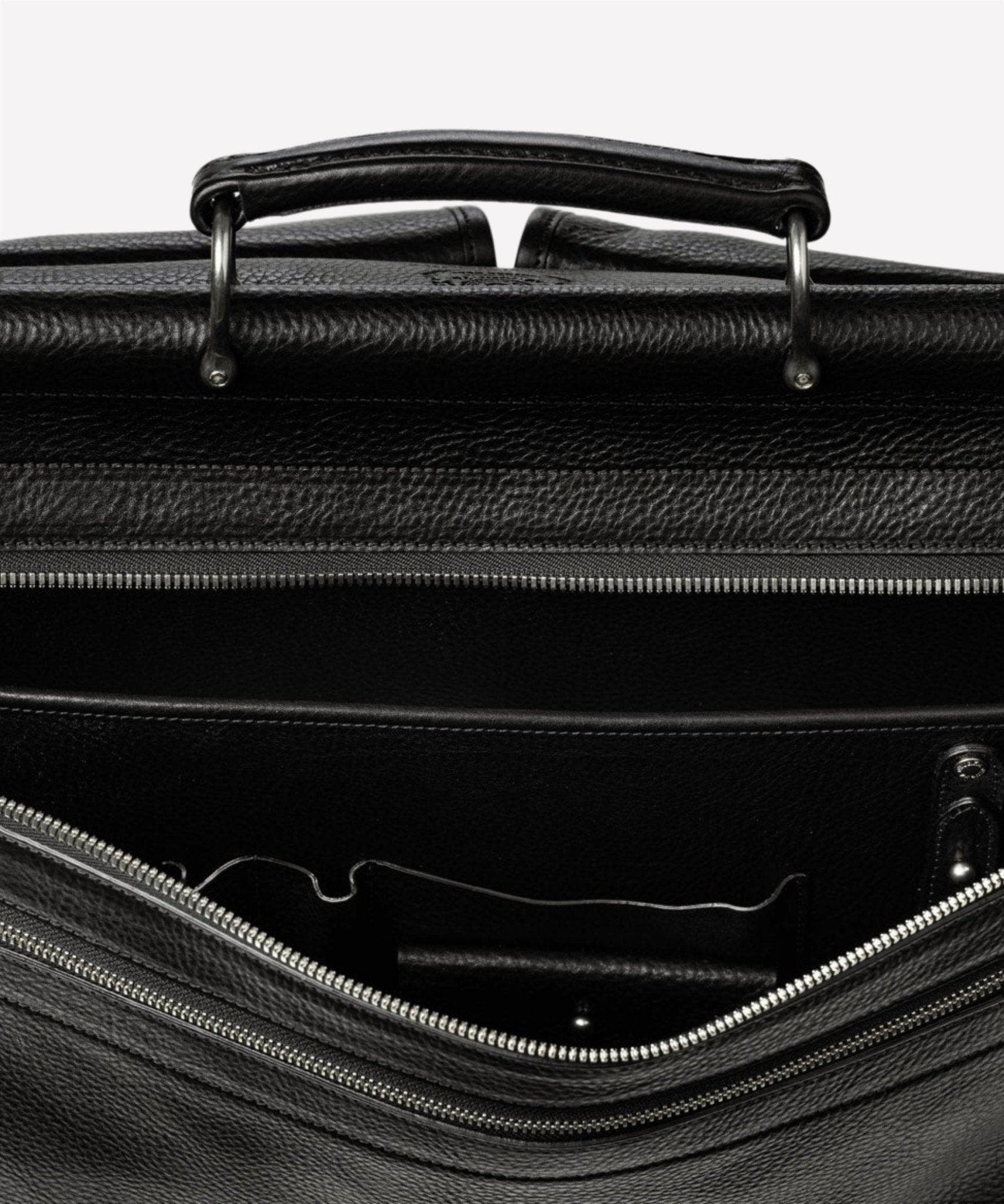 Ghurka Garrison No. 147, Alternate, color, Vintage Black Leather