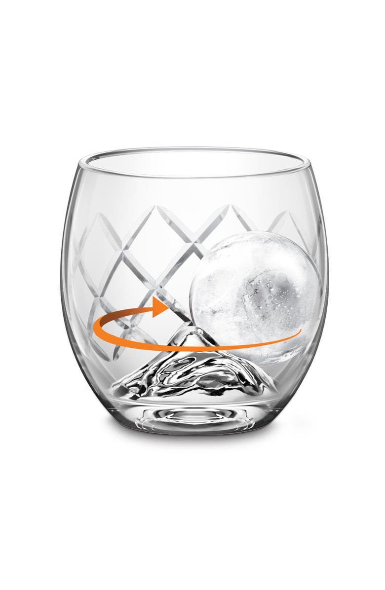 FINAL TOUCH Hand-Cut On The Rock Glass 5 Piece Set, Alternate, color, Clear