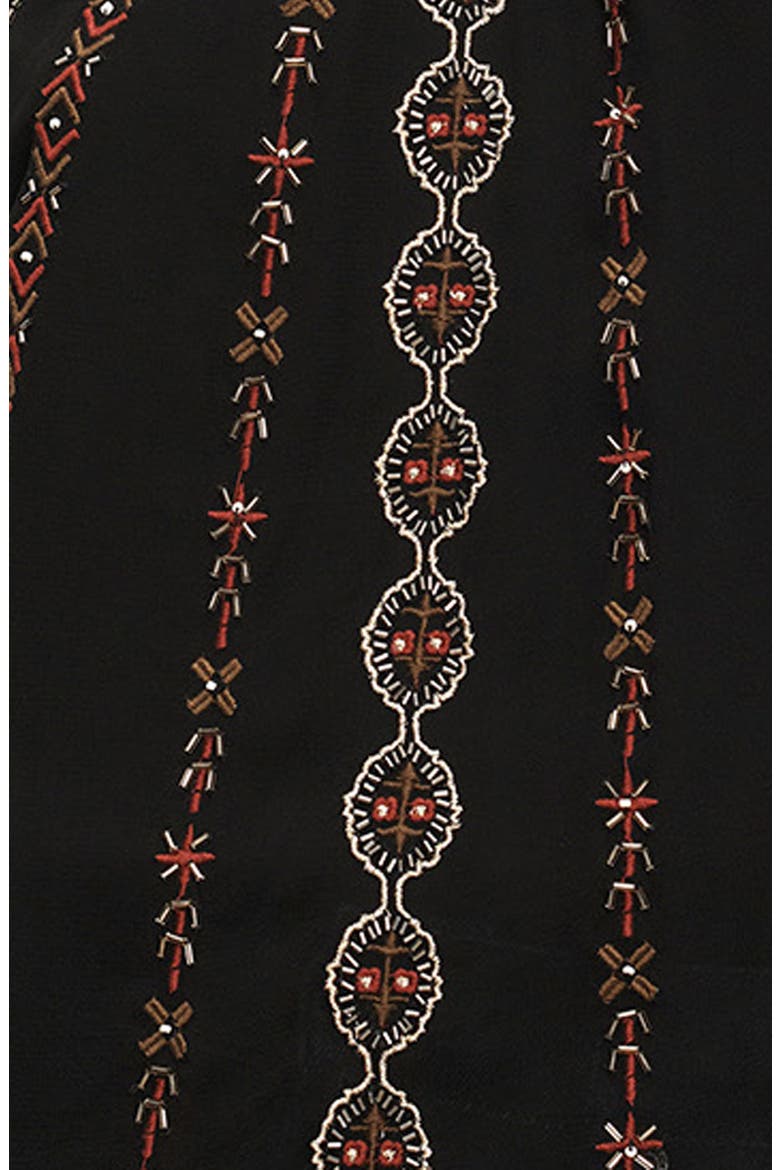 Tairis Embroidered Top, Alternate, color, BLACK