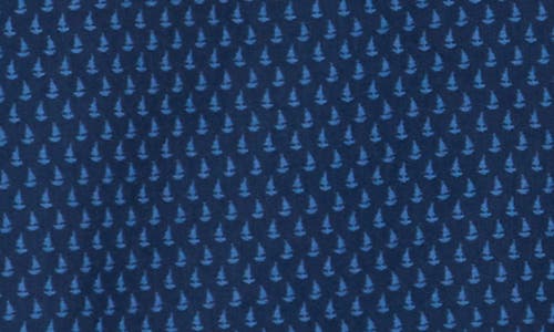 Frank & Eileen Silvio Untuckable Cotton Button-up Shirt In Blue