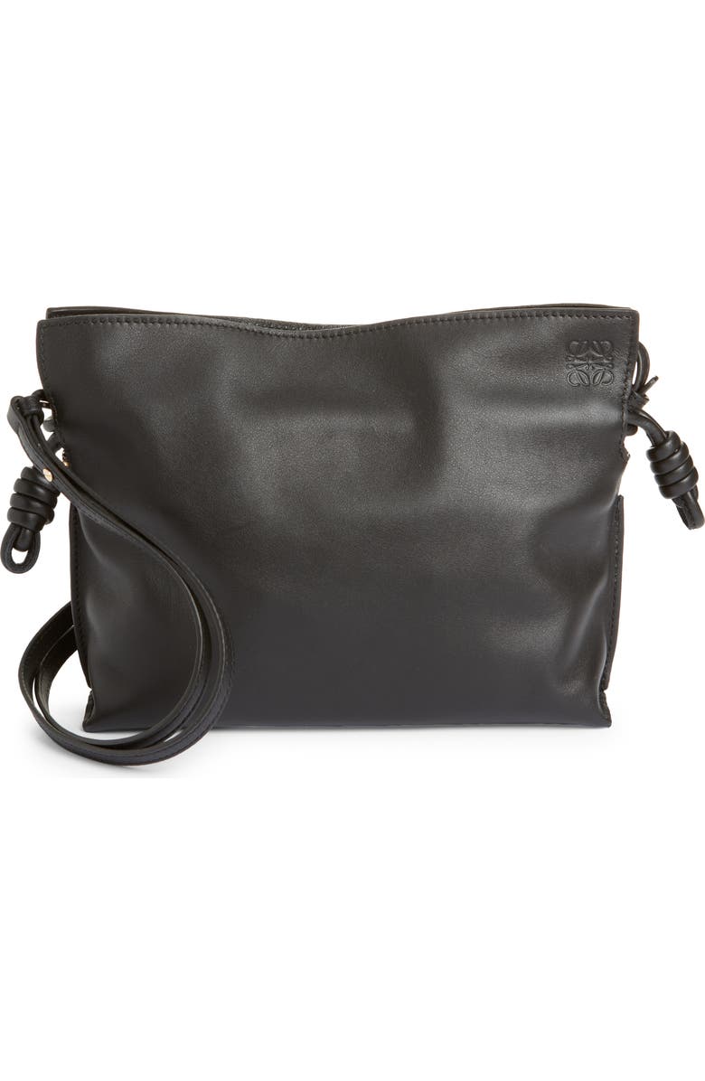 Loewe Mini Flamenco Leather Clutch, Main, color,