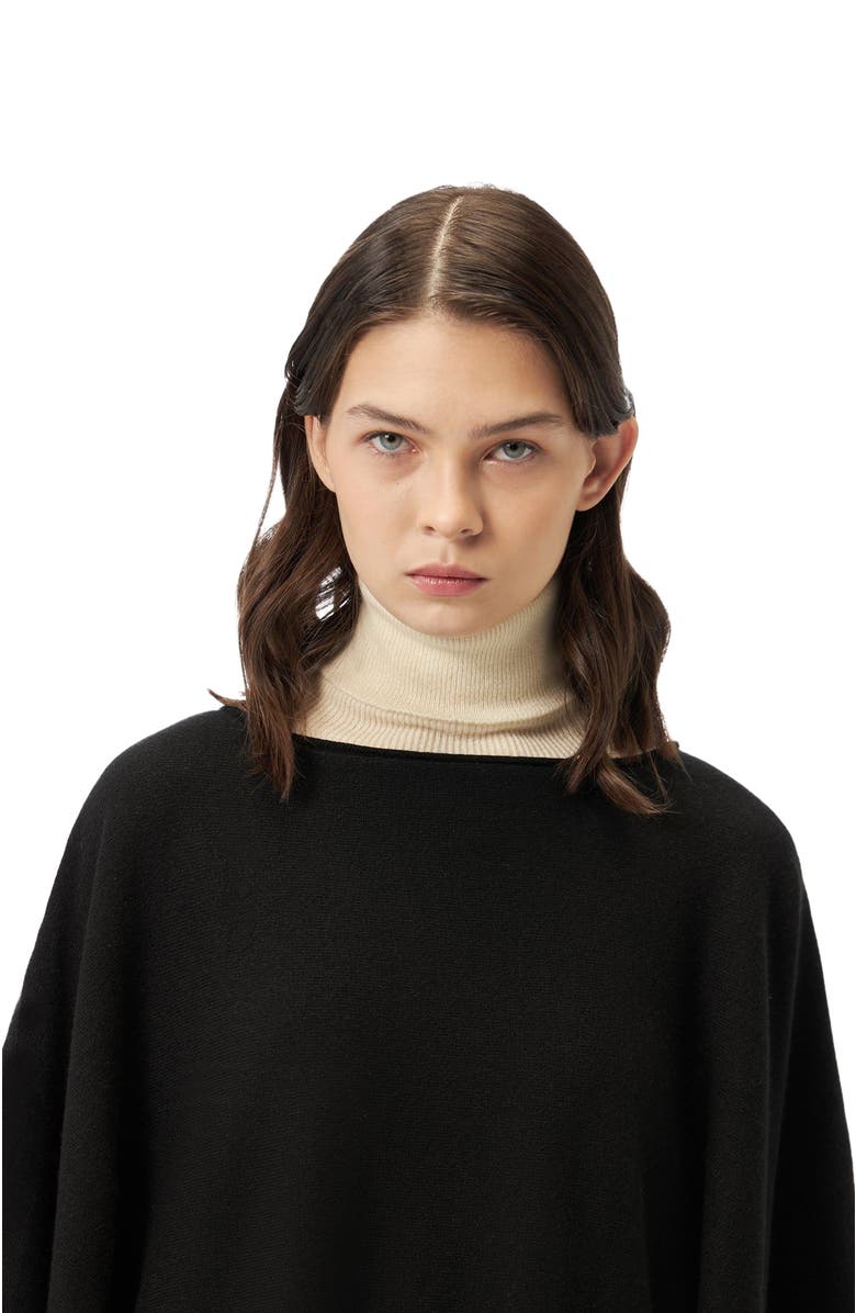 GOBI Mongolian Cashmere Boat-Neck Cashmere Poncho, Alternate, color, 