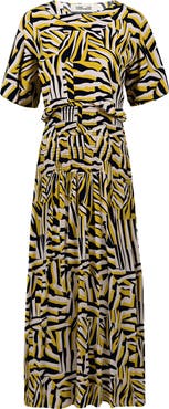 Diane von Furstenberg Lola Geo Print Maxi Dress