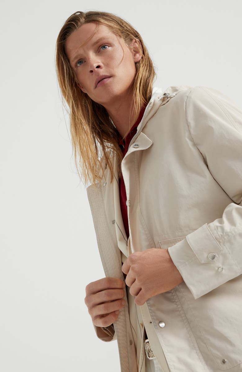 Brunello Cucinelli Water-resistant parka, Alternate, color, 