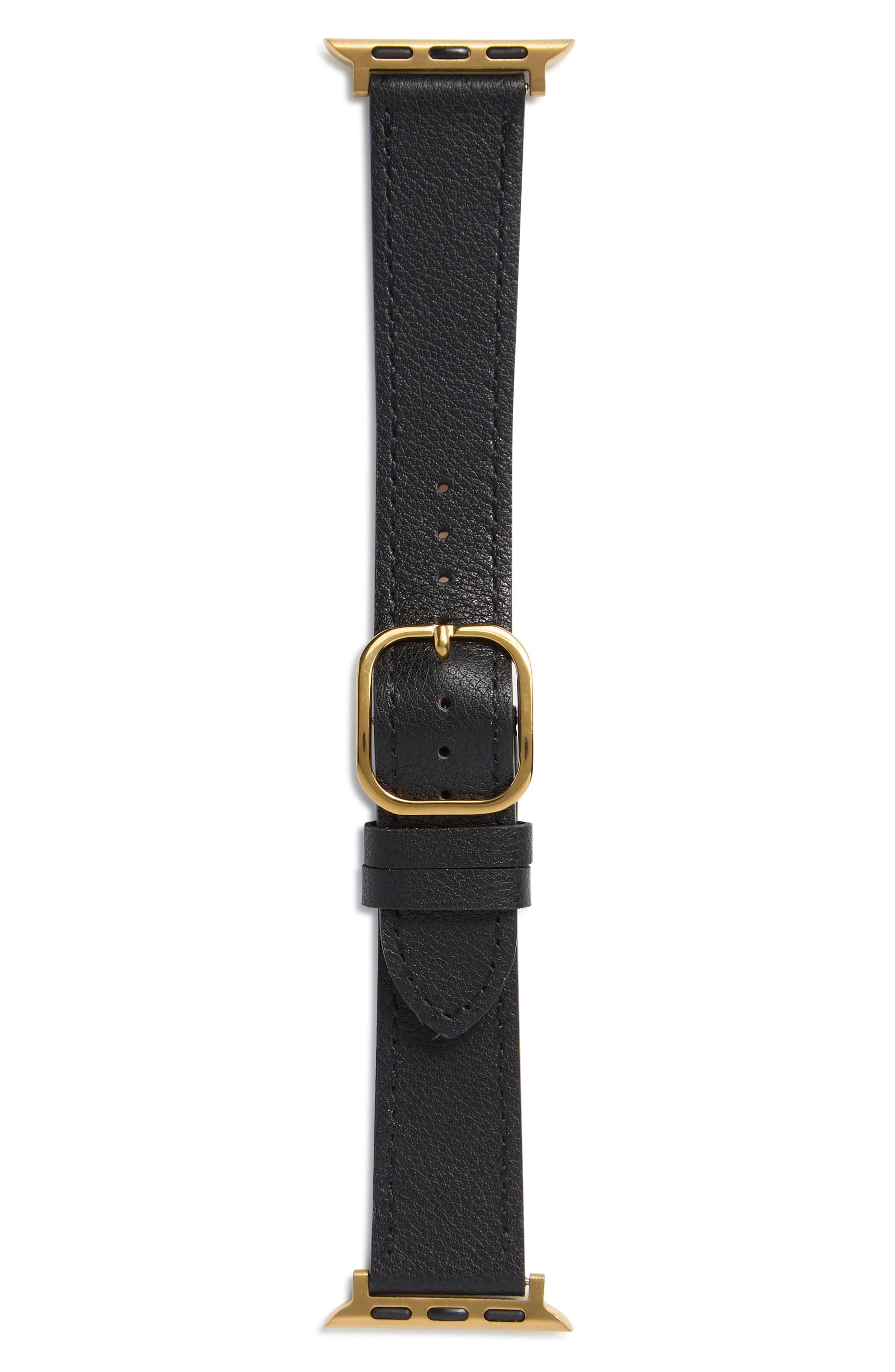 NORDSTROM RACK Leather Apple Watch® Watchband