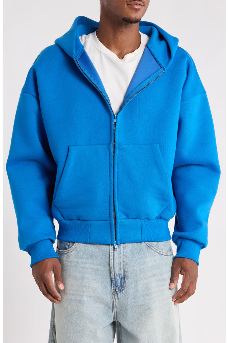 Stiff Lounge Zip-Up Hoodie, Main, color, BLUE