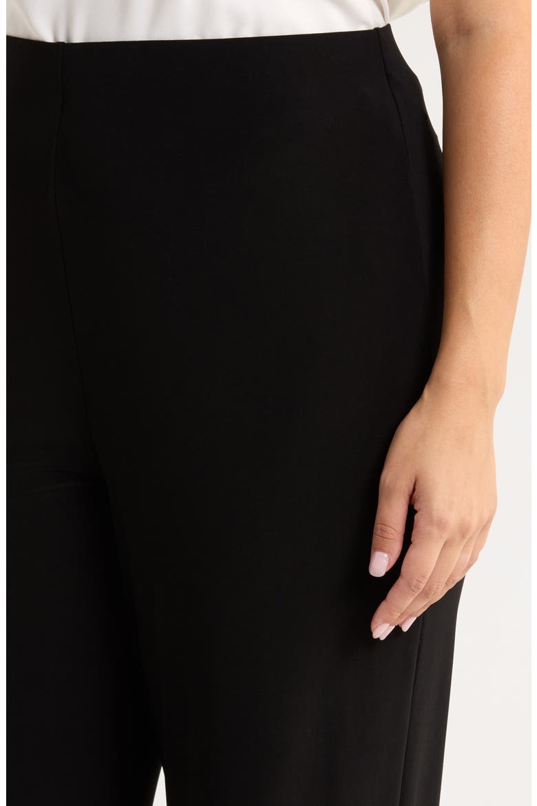 Stretch Knit Pull-On Pants, Alternate, color, ANNE BLACK