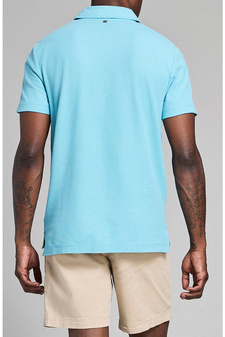 Pensacola Pima Cotton Piqué Pocket Polo, Alternate, color, DELPHINIUM BLUE