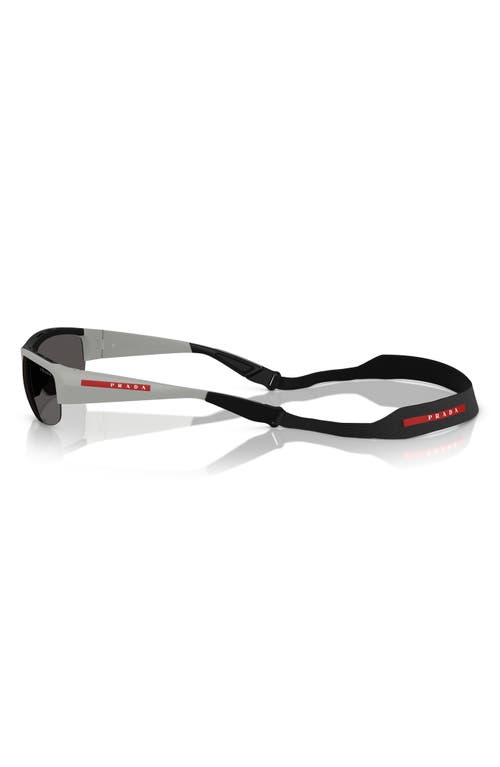Prada Linea Rossa 69mm Pillow Sunglasses In Dark Grey