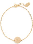 Nashelle Initial Mini Disc Bracelet