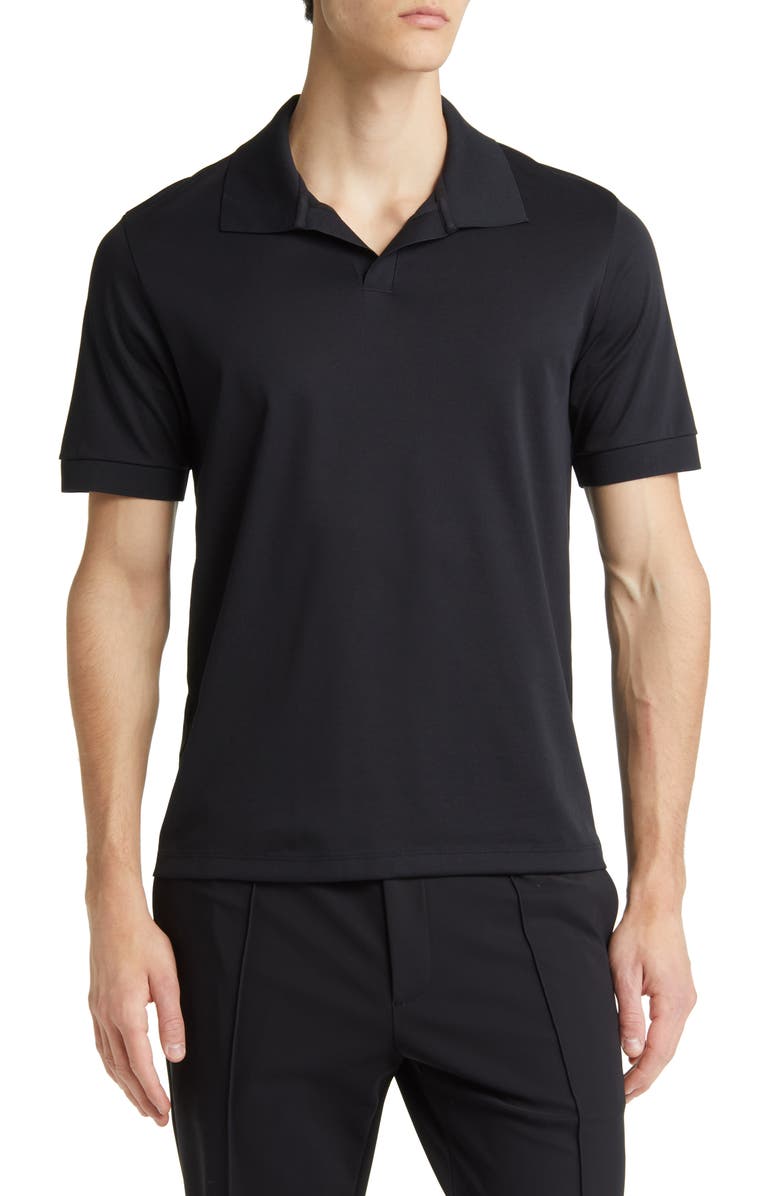 Theory Malden Johnny Collar Polo, Main, color, 