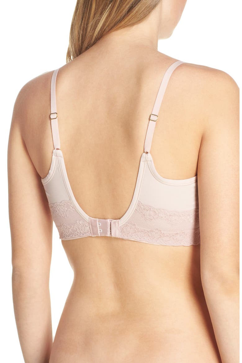 Bliss Perfection Contour Soft Cup Bralette, Alternate, color, ROSE BEIGE