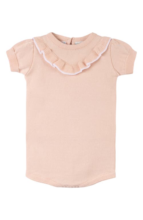 Feltman Brothers Kids' Ruffle Knit Bodysuit in Blush 