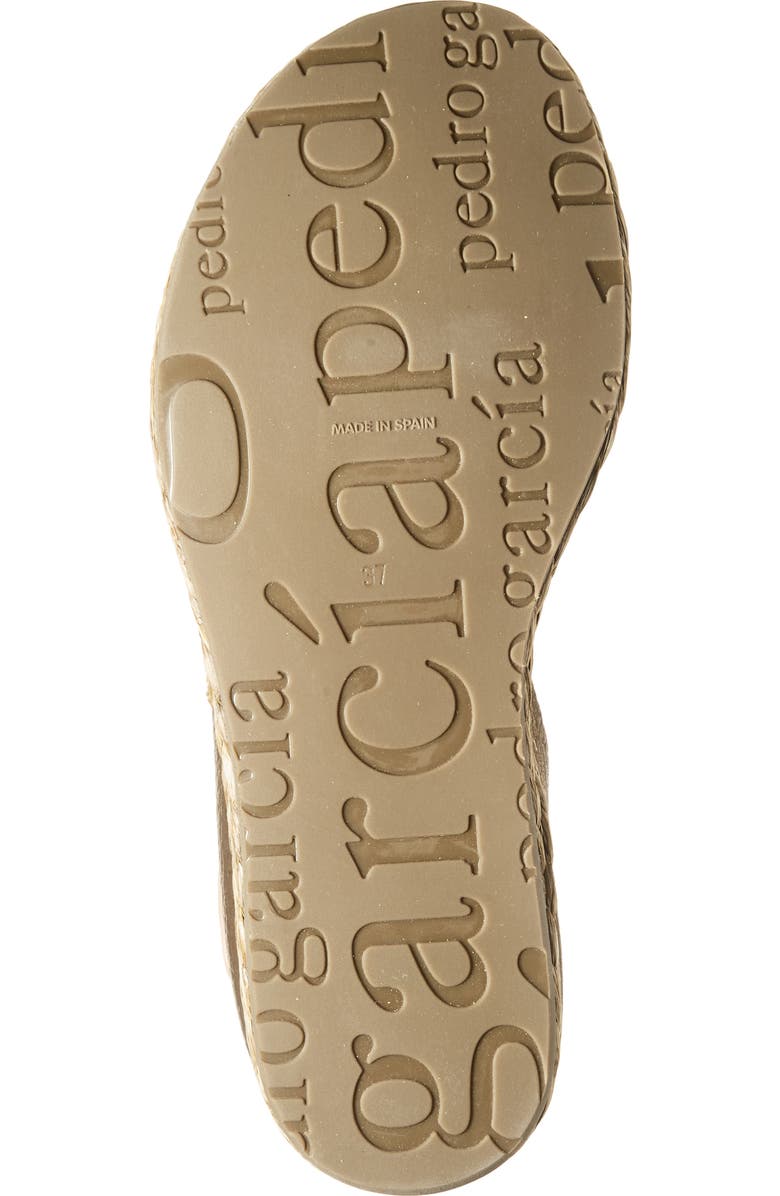 Pedro Garcia Jaida Ankle Strap Espadrille Sandal, Alternate, color, Cava Cervo Lame