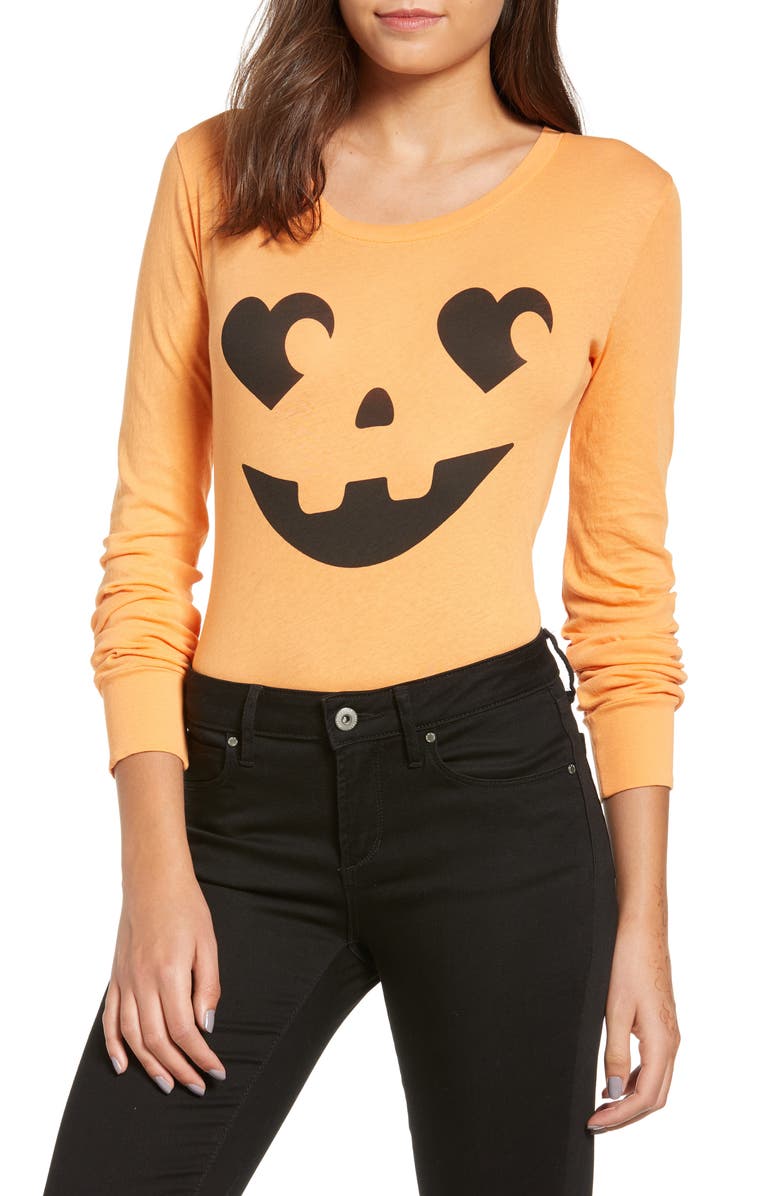 Wildfox Jack O' Heart Bodysuit, Main, color,