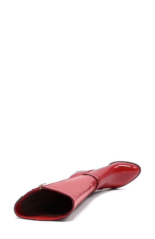 Ninety Union Randi Knee High Boot In Red