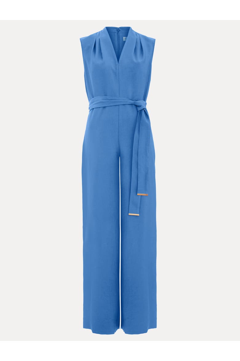Marta V-Neck Jumpsuit, Alternate, color, Pale Blue