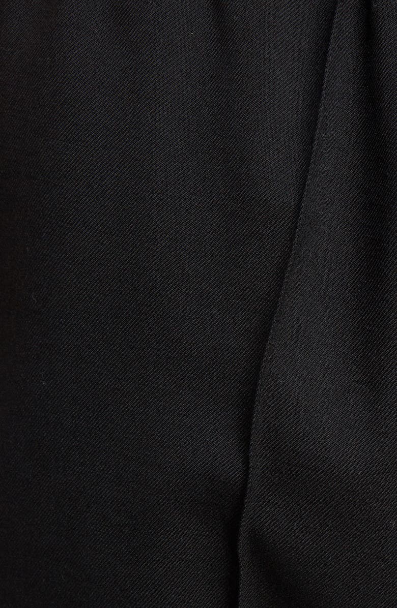 Y's by Yohji Yamamoto Stretch Twill Drawstring Pants, Alternate, color, 