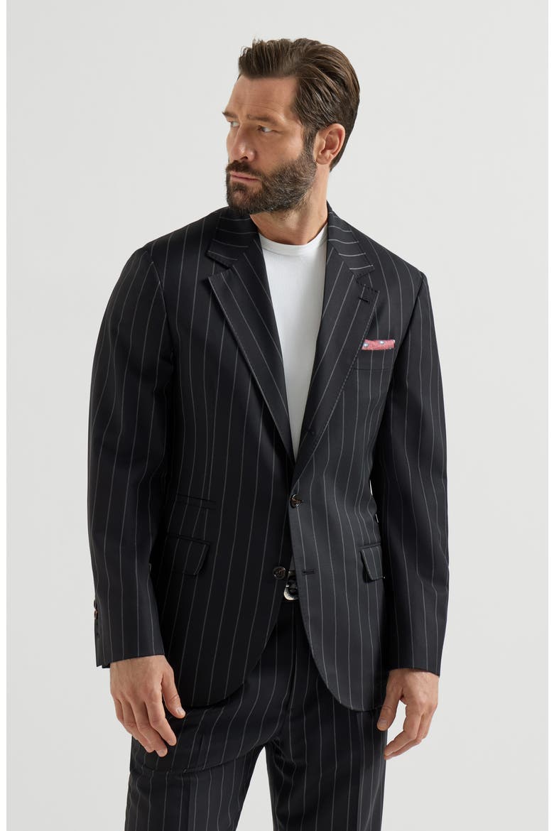 Virgin wool blazer, Main, color, Black
