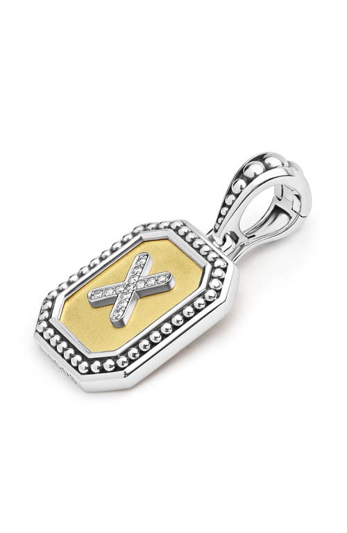 Lagos Signature Caviar Initial Enhancer In Two-tone X