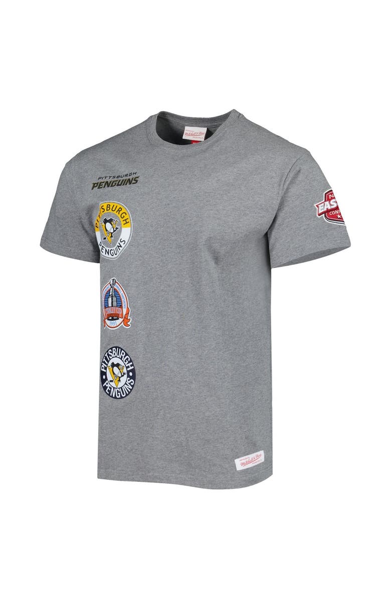 Mitchell & Ness Men's Mitchell & Ness Heather Gray Pittsburgh Penguins City Collection T-Shirt, Alternate, color, Heather Gray